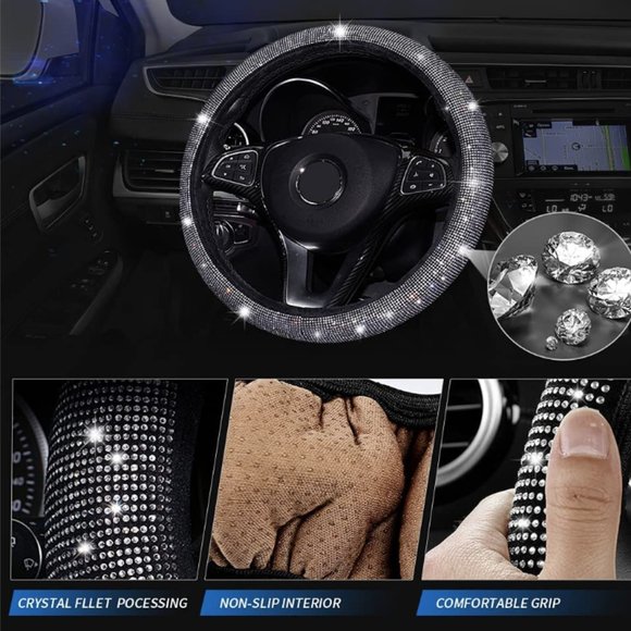 8pc Paw Print Interior Car Accessories Set - Picture 3 of 8